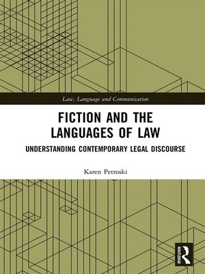 cover image of Fiction and the Languages of Law